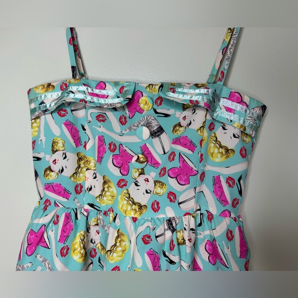 Dolls Kill x Iron Fist - Doll Parts Pin-Up Style Mini Dress - Picture 9 of 12